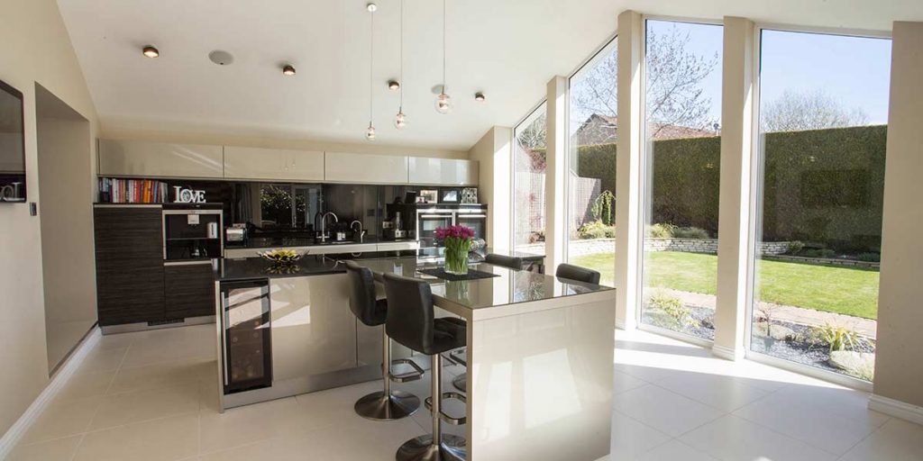 Kitchen Extension View To Garden